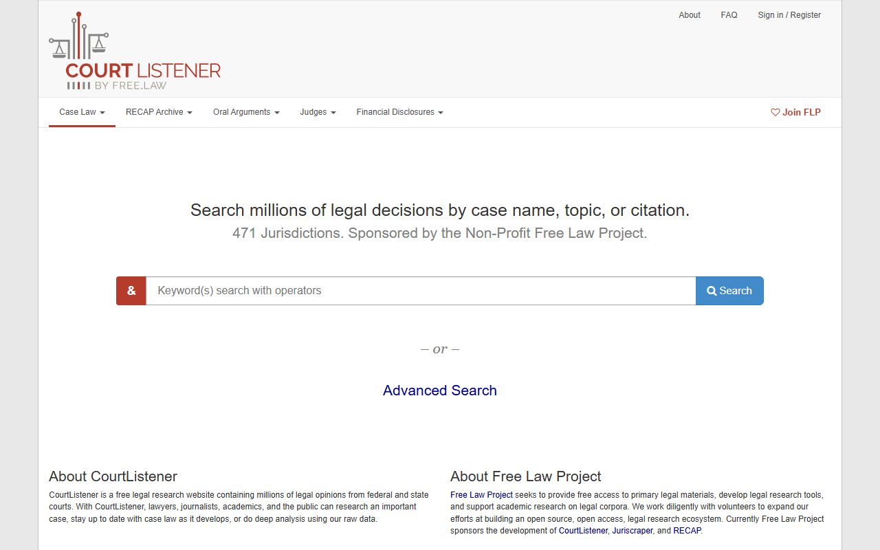 York County court dockets CourtListener legal search source