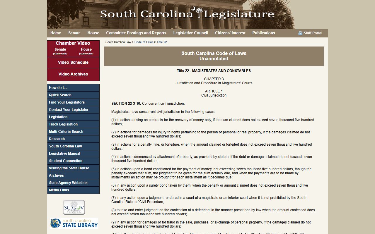 York County probate records South Carolina court jurisdiction source